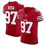 Zennovawear Men's San Francisco 49ers Nick Bosa Scarlet Vapor F.U.S.E. Elite Jersey