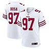 Zennovawear Men's San Francisco 49ers Nick Bosa White Player Game Jersey