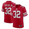 Zennovawear Men's San Francisco 49ers Patrick Taylor Jr. Scarlet Team Game Jersey