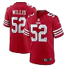 Zennovawear Men's San Francisco 49ers Patrick Willis Scarlet Retired Player Game Jersey