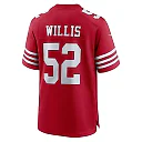 Zennovawear Men's San Francisco 49ers Patrick Willis Scarlet Retired Player Game Jersey