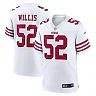 Zennovawear Men's San Francisco 49ers Patrick Willis White Retired Player Game Jersey