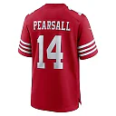 Zennovawear Men's San Francisco 49ers Ricky Pearsall Scarlet Player Game Jersey