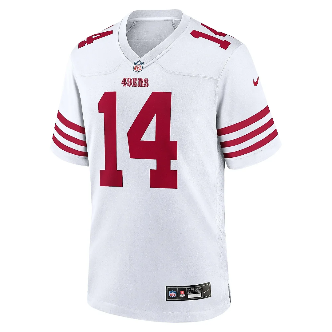 Zennovawear Men's San Francisco 49ers Ricky Pearsall White White Game Jersey