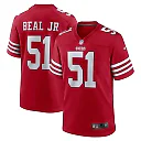 Zennovawear Men's San Francisco 49ers Robert Beal Jr Scarlet Game Jersey
