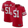 Zennovawear Men's San Francisco 49ers Robert Beal Jr Scarlet Game Jersey