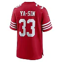 Zennovawear Men's San Francisco 49ers Rock Ya-Sin Scarlet Team Game Jersey
