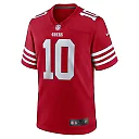 Zennovawear Men's San Francisco 49ers Ronnie Bell Scarlet Team Game Jersey