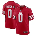 Zennovawear Men's San Francisco 49ers Samuel Womack III Scarlet Game Jersey