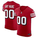Zennovawear Men's San Francisco 49ers Scarlet Alternate Vapor F.U.S.E. Elite Custom Jersey