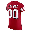 Zennovawear Men's San Francisco 49ers Scarlet Alternate Vapor F.U.S.E. Elite Custom Jersey