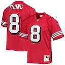 Zennovawear Men's San Francisco 49ers Steve Young Mitchell & Ness Scarlet Legacy Jersey