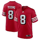 Zennovawear Men's San Francisco 49ers Steve Young Scarlet Retired Alternate Game Jersey