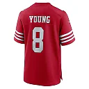 Zennovawear Men's San Francisco 49ers Steve Young Scarlet Retired Game Player Jersey