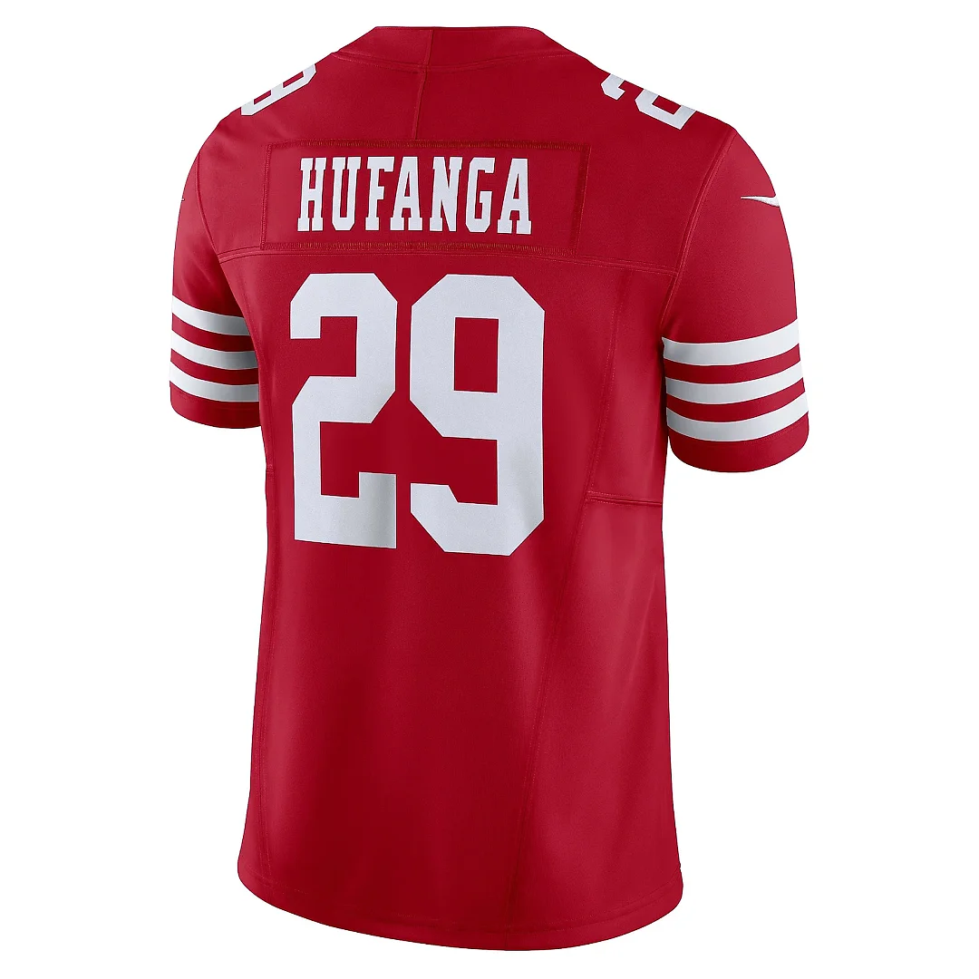 Zennovawear Men's San Francisco 49ers Talanoa Hufanga Scarlet Vapor F.U.S.E. Limited Jersey