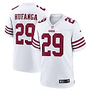 Zennovawear Men's San Francisco 49ers Talanoa Hufanga White Away Game Player Jersey