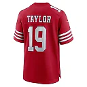 Zennovawear Men's San Francisco 49ers Trent Taylor Scarlet Team Game Jersey