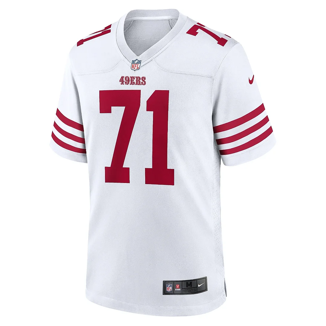 Zennovawear Men's San Francisco 49ers Trent Williams White Player Game Jersey