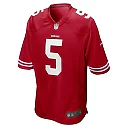 Zennovawear Men's San Francisco 49ers Trey Lance Scarlet Game Jersey