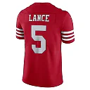 Zennovawear Men's San Francisco 49ers Trey Lance Scarlet Vapor Limited Jersey