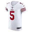 Zennovawear Men's San Francisco 49ers Trey Lance White Vapor Elite Jersey