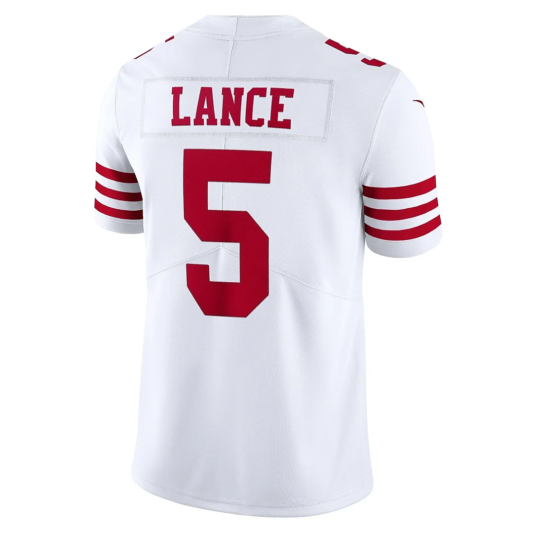 Zennovawear Men's San Francisco 49ers Trey Lance White Vapor Limited Jersey