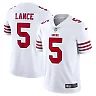 Zennovawear Men's San Francisco 49ers Trey Lance White Vapor Limited Jersey