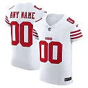 Zennovawear Men's San Francisco 49ers White Vapor F.U.S.E. Elite Custom Jersey