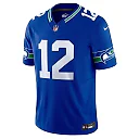 Zennovawear Men's Seattle Seahawks 12th Fan Royal Vapor F.U.S.E. Limited Jersey