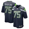Zennovawear Men's Seattle Seahawks Anthony Bradford College Navy Team Game Jersey