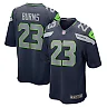 Zennovawear Men's Seattle Seahawks Artie Burns College Navy Game Jersey