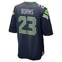 Zennovawear Men's Seattle Seahawks Artie Burns College Navy Game Jersey