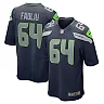 Zennovawear Men's Seattle Seahawks Austin Faoliu College Navy Game Jersey