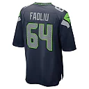 Zennovawear Men's Seattle Seahawks Austin Faoliu College Navy Game Jersey