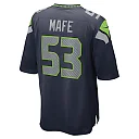 Zennovawear Men's Seattle Seahawks Boye Mafe College Navy Game Player Jersey