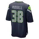 Zennovawear Men's Seattle Seahawks Brady Russell College Navy Game Jersey