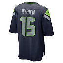 Zennovawear Men's Seattle Seahawks Brett Rypien College Navy Team Game Jersey