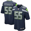 Zennovawear Men's Seattle Seahawks Brian Bosworth College Navy Game Retired Player Jersey