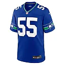 Zennovawear Men's Seattle Seahawks Brian Bosworth Royal Throwback Retired Player Game Jersey
