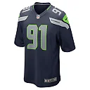 Zennovawear Men's Seattle Seahawks Bryan Mone College Navy Game Jersey