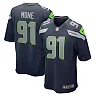 Zennovawear Men's Seattle Seahawks Bryan Mone College Navy Game Jersey