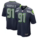 Zennovawear Men's Seattle Seahawks Byron Murphy II College Navy Player Game Jersey