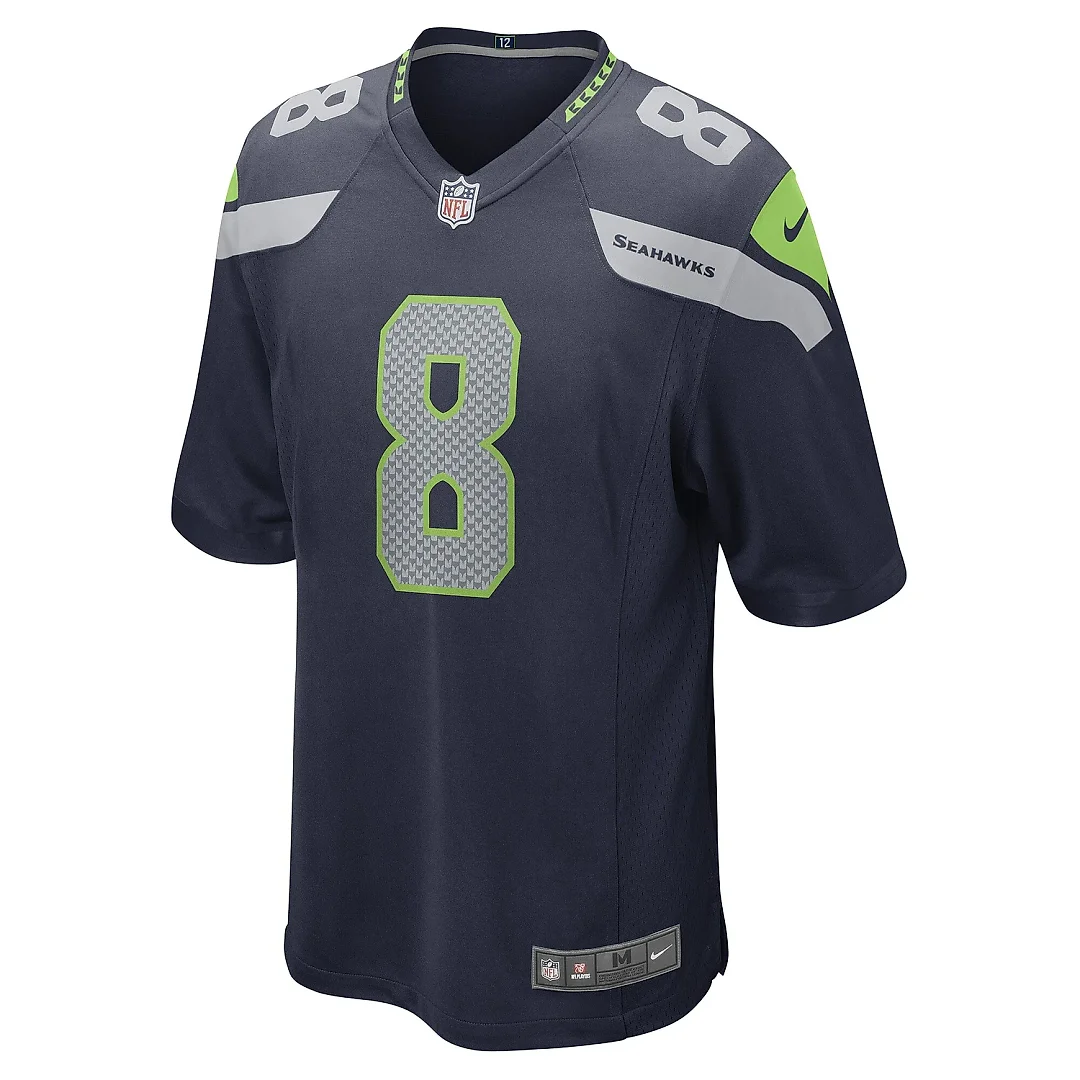 Zennovawear Men's Seattle Seahawks Coby Bryant College Navy Game Player Jersey