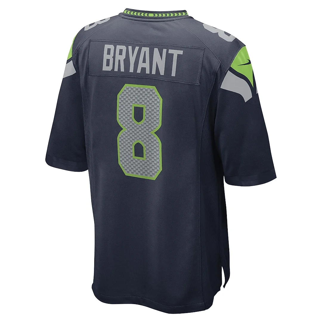 Zennovawear Men's Seattle Seahawks Coby Bryant College Navy Game Player Jersey