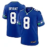 Zennovawear Men's Seattle Seahawks Coby Bryant Royal Throwback Player Game Jersey
