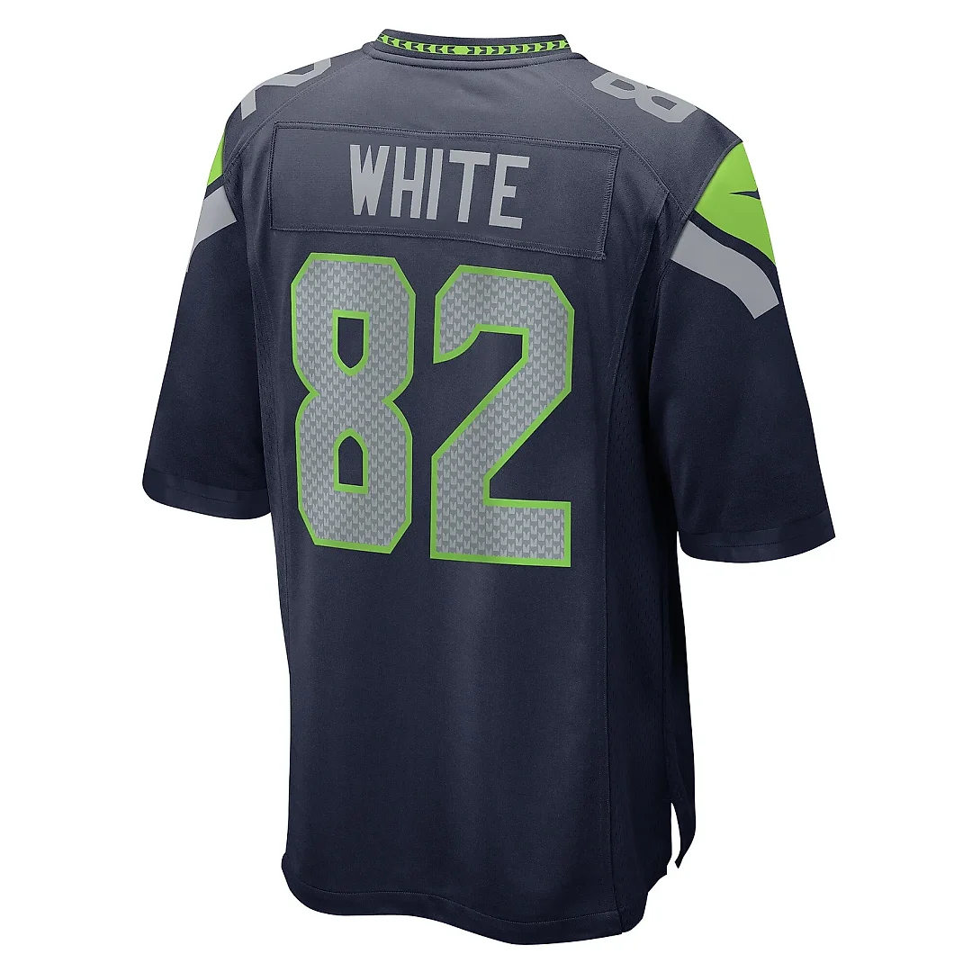 Zennovawear Men's Seattle Seahawks Cody White College Navy Game Jersey