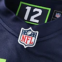 Zennovawear Men's Seattle Seahawks College Navy Custom Game Jersey