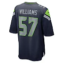 Zennovawear Men's Seattle Seahawks Connor Williams College Navy Game Jersey
