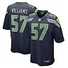 Zennovawear Men's Seattle Seahawks Connor Williams College Navy Game Jersey