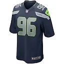 Zennovawear Men's Seattle Seahawks Cortez Kennedy College Navy Game Retired Player Jersey